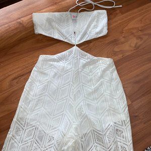 L'Atiste by Amy White Lace Jumpsuit